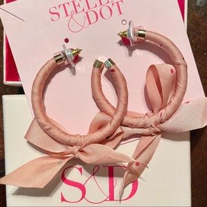 Stella & Dot Scarf Tie Hoops
